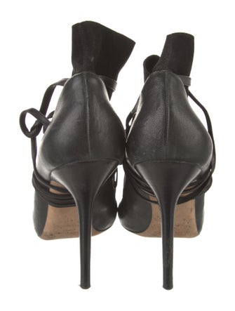 Jimmy Choo Leather Lace-Up Boots