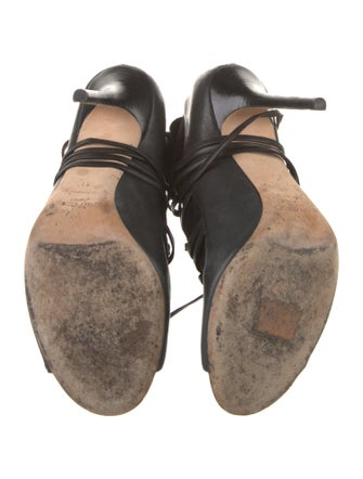 Jimmy Choo Leather Lace-Up Boots