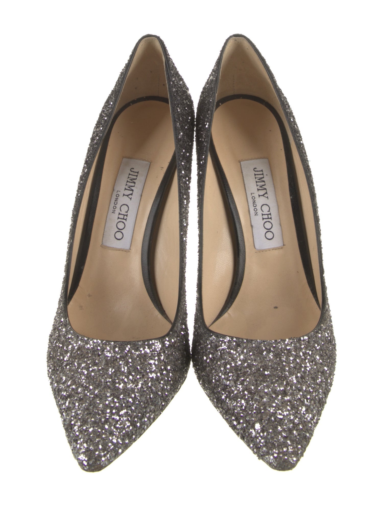 Jimmy Choo Glitter Glitter Accents Pumps
