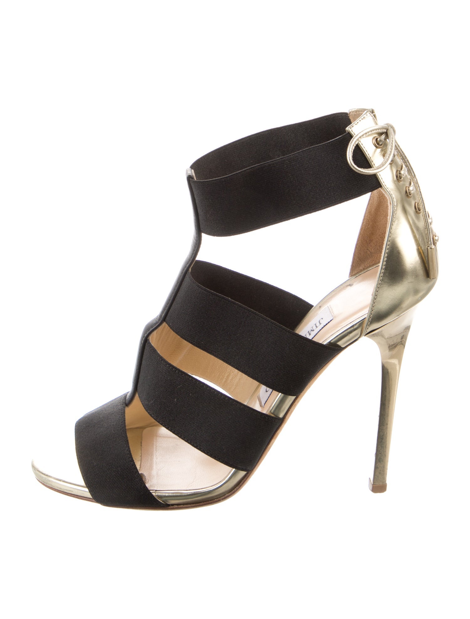 Jimmy Choo Bow Accents T-Strap Sandals