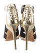 Jimmy Choo Bow Accents T-Strap Sandals