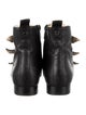 Jimmy Choo GG Embossed Leather Combat Boots
