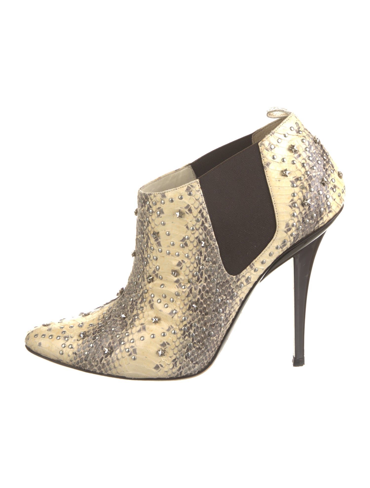 Jimmy Choo Water Snake Patterned Mules