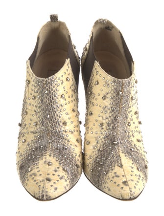 Jimmy Choo Water Snake Patterned Mules