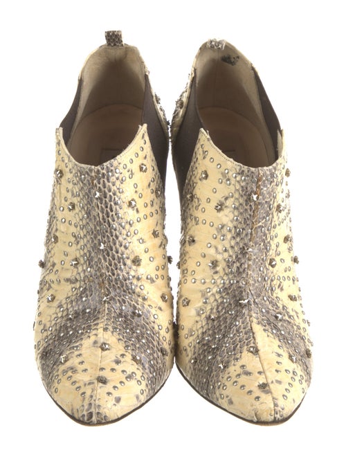 Jimmy Choo Water Snake Patterned Mules