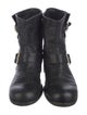 Jimmy Choo Leather Moto Boots