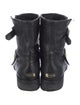 Jimmy Choo Leather Moto Boots