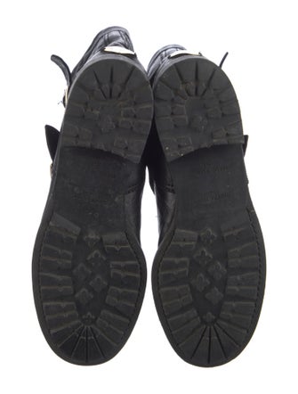 Jimmy Choo Leather Moto Boots