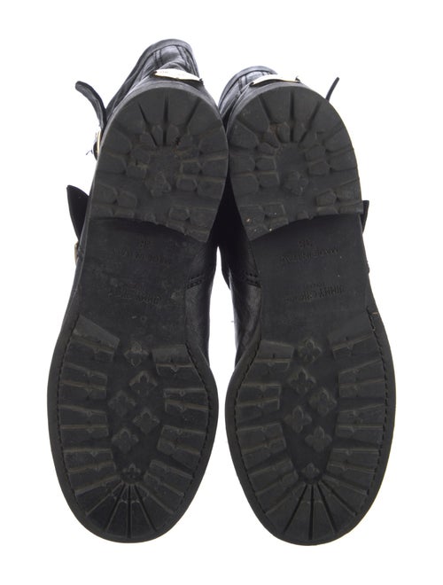 Jimmy Choo Leather Moto Boots