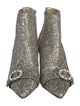 Jimmy Choo Glitter Crystal Embellishments Boots
