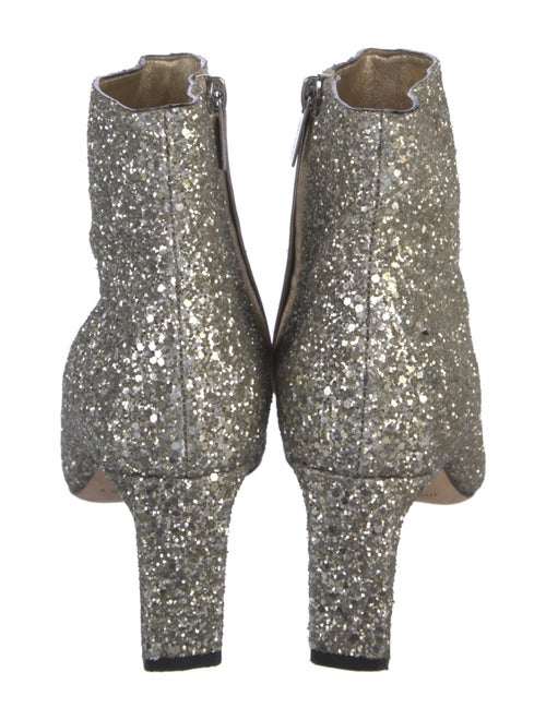 Jimmy Choo Glitter Crystal Embellishments Boots