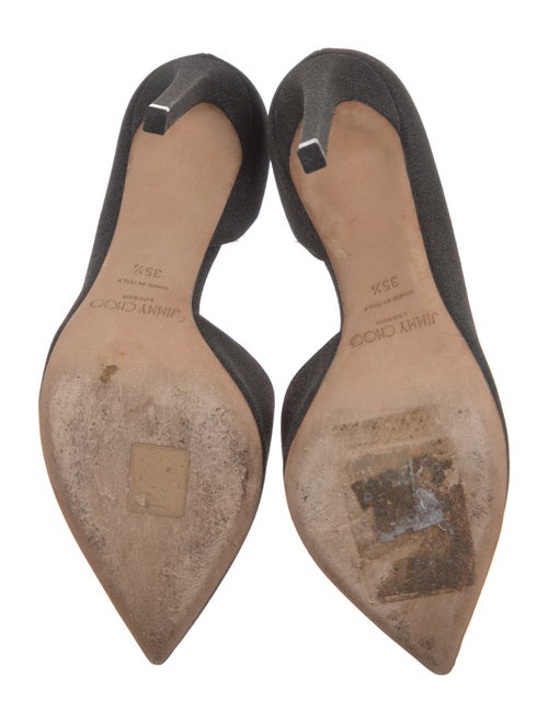 Jimmy Choo Glitter Accents D'Orsay Pumps