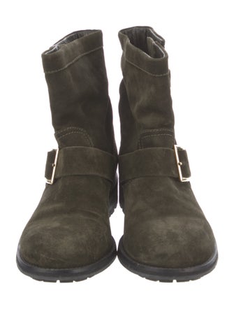Jimmy Choo Suede Moto Boots