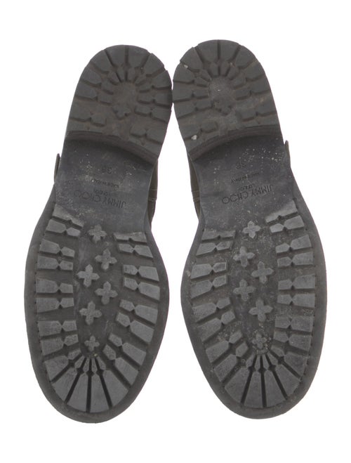 Jimmy Choo Suede Moto Boots