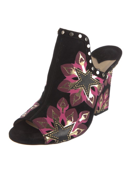Jimmy Choo Suede Printed Sandals