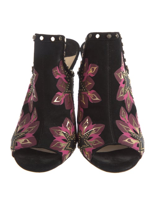 Jimmy Choo Suede Printed Sandals