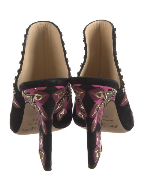 Jimmy Choo Suede Printed Sandals