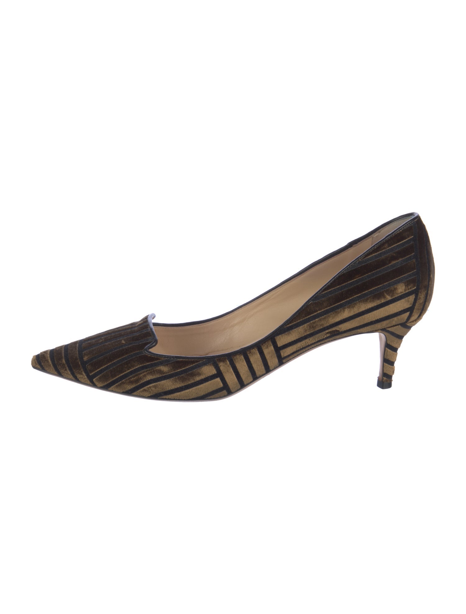 Jimmy Choo Velvet Printed Slingback Pumps