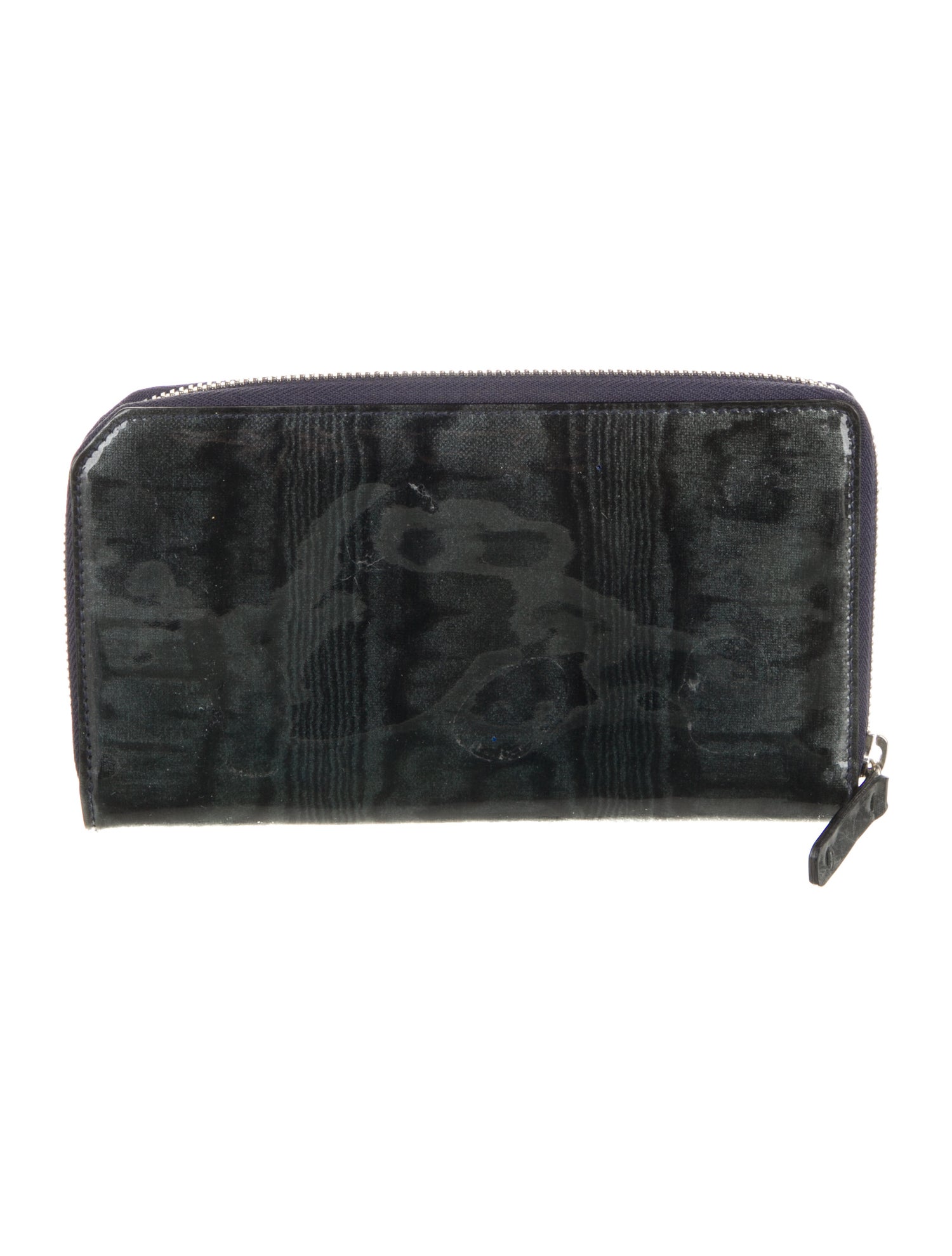 Jimmy Choo Patent Leather Printed Continental Wallet