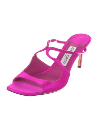 Jimmy Choo Satin Slides