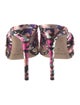 Jimmy Choo Satin Floral Print Slides