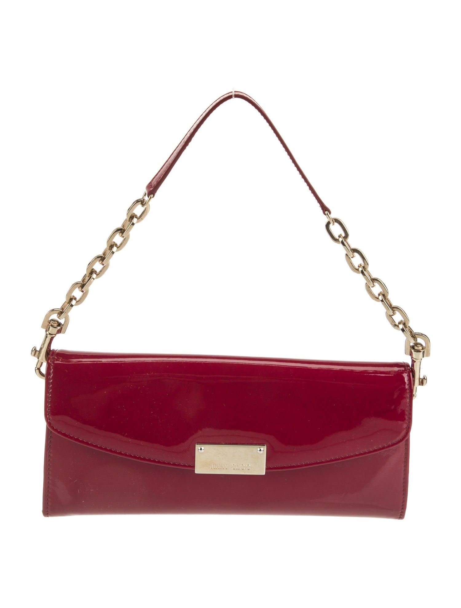Jimmy Choo Patent Leather Top Handle Bag