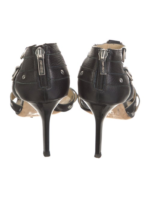 Jimmy Choo Leather Studded Accents Gladiator Sandals