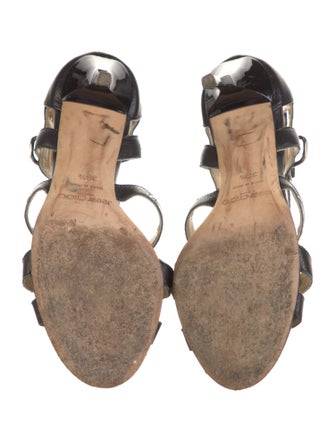 Jimmy Choo Leather Studded Accents Gladiator Sandals