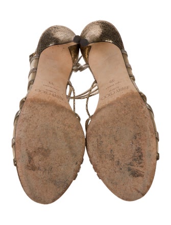 Jimmy Choo Mesh Slingback Sandals