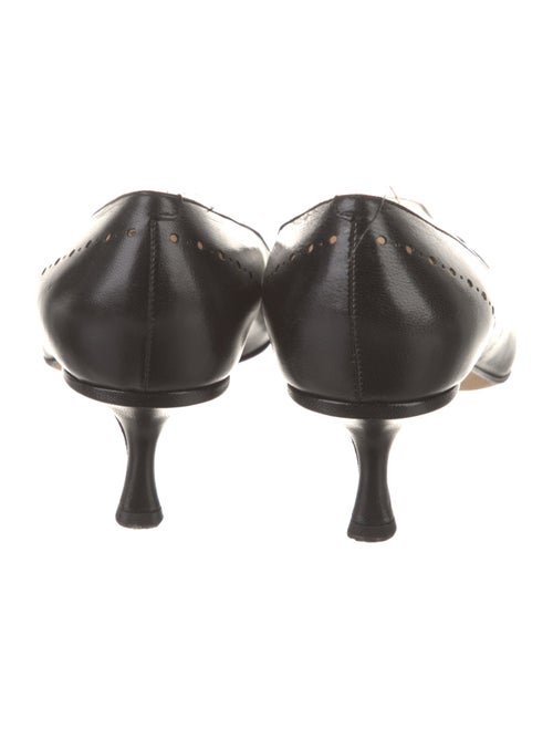 Jimmy Choo Leather Lasercut Accents Pumps