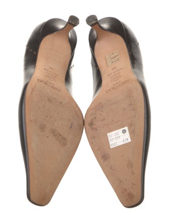 Jimmy Choo Leather Lasercut Accents Pumps