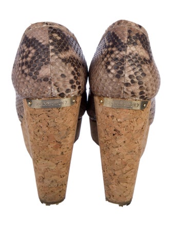 Jimmy Choo Leather Animal Print Pumps