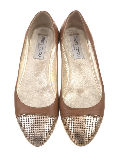 Jimmy Choo Leather Ballet Flats