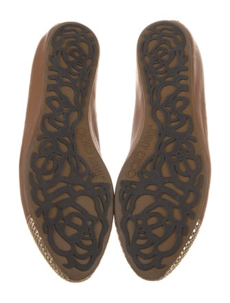 Jimmy Choo Leather Ballet Flats