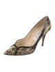 Jimmy Choo Snakeskin Animal Print D'Orsay Pumps