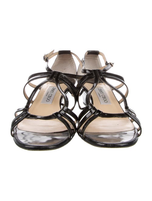 Jimmy Choo Patent Leather Slingback Sandals