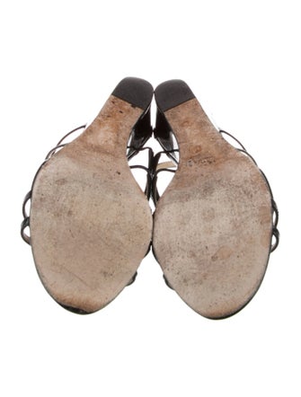 Jimmy Choo Patent Leather Slingback Sandals