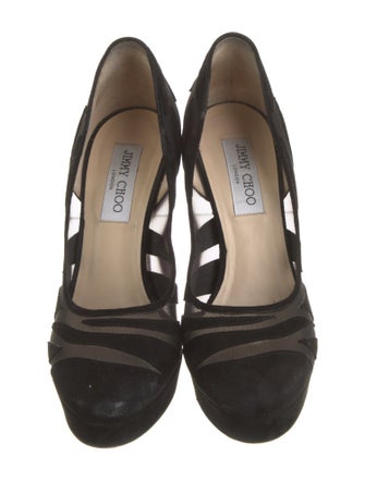 Jimmy Choo Mesh Mesh Accents Pumps