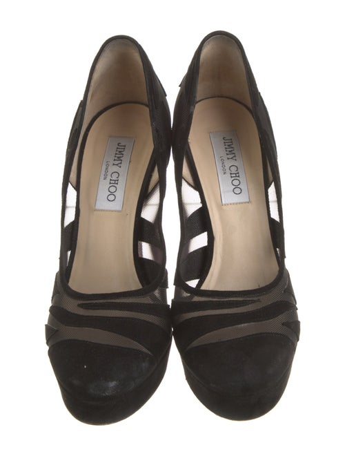 Jimmy Choo Mesh Mesh Accents Pumps