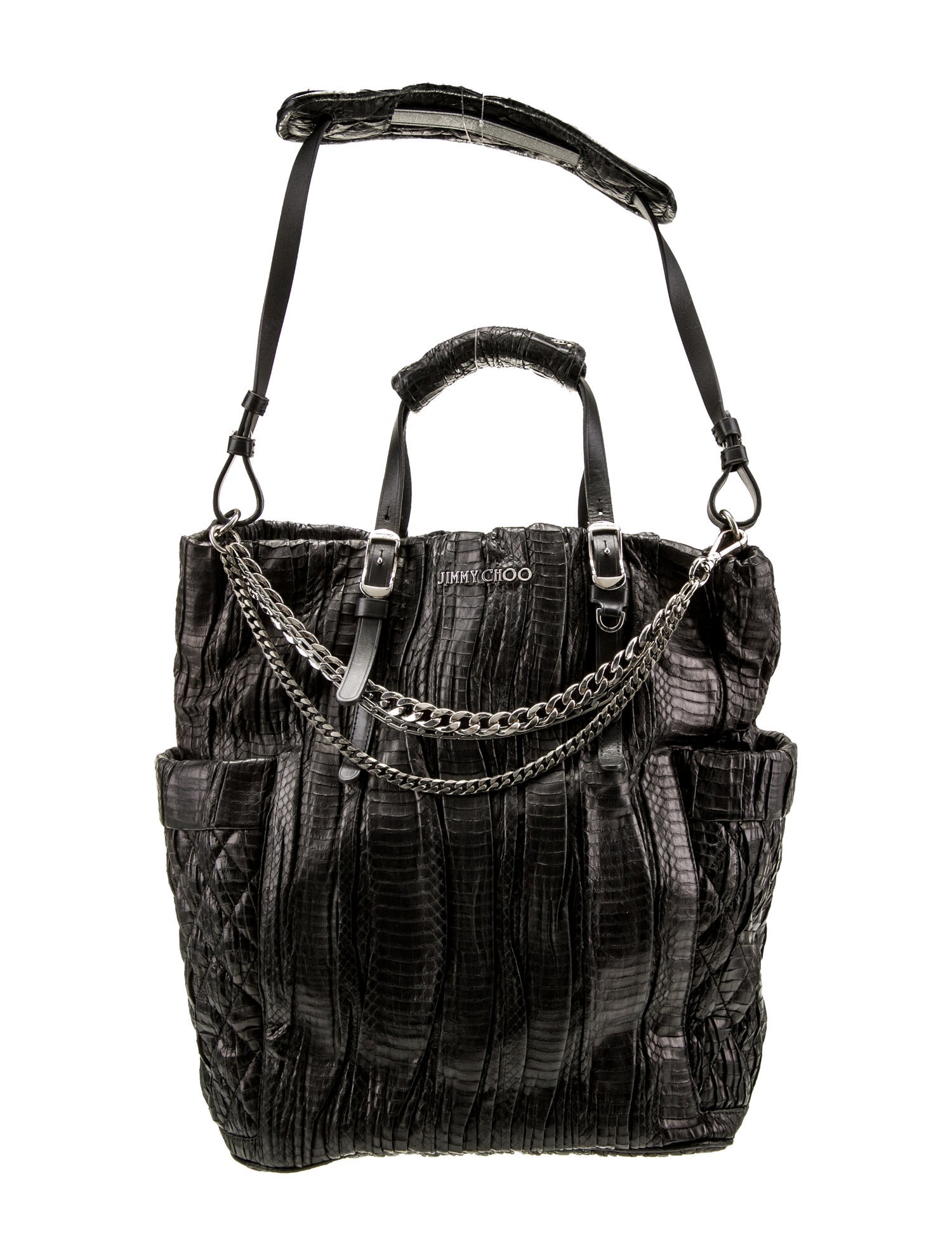 Jimmy Choo Quilted Bucket Bag