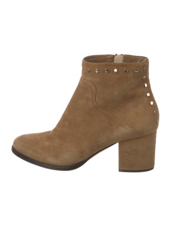 Jimmy Choo Suede Studded Accents Boots