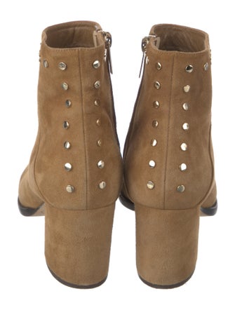Jimmy Choo Suede Studded Accents Boots