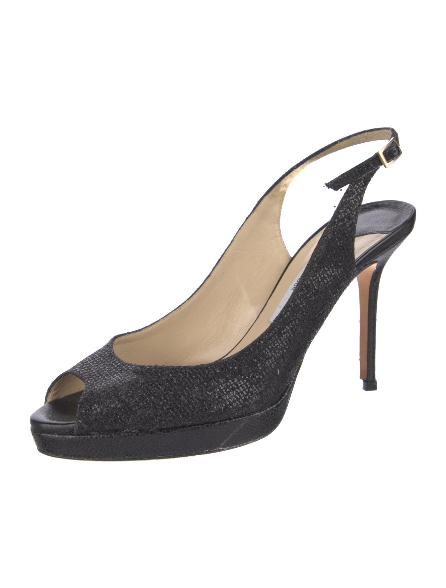 Jimmy Choo Leather Slingback Pumps