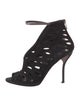 Jimmy Choo Suede Lasercut Accents Pumps