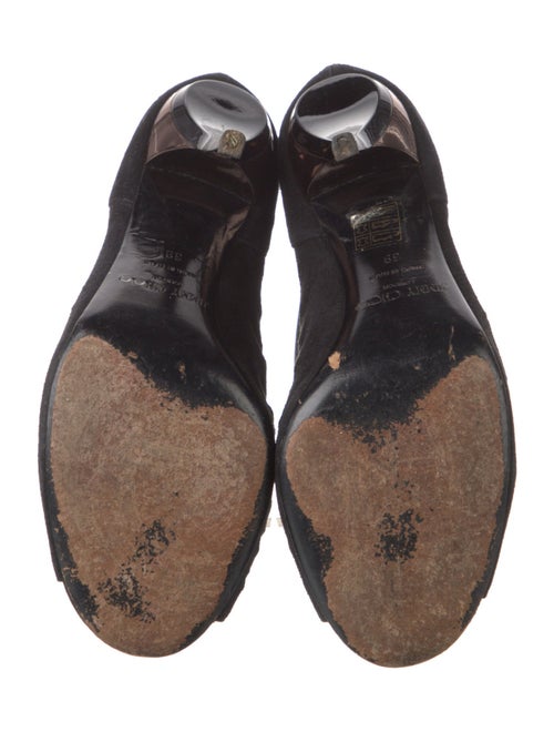 Jimmy Choo Suede Lasercut Accents Pumps