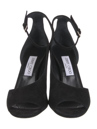 Jimmy Choo Suede D'Orsay Pumps