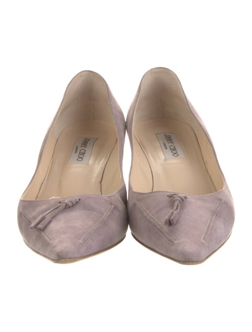 Jimmy Choo Suede Tassel Accents Pumps
