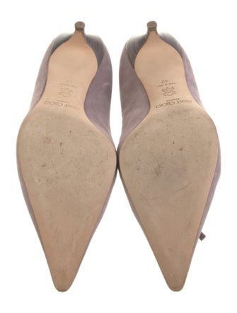Jimmy Choo Suede Tassel Accents Pumps