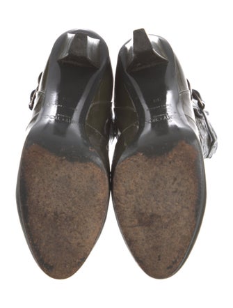 Jimmy Choo Patent Leather Slouch Boots