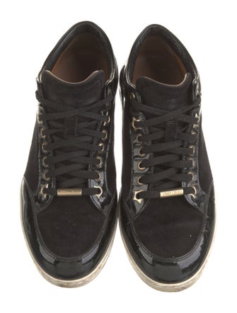 Jimmy Choo Suede Printed Sneakers